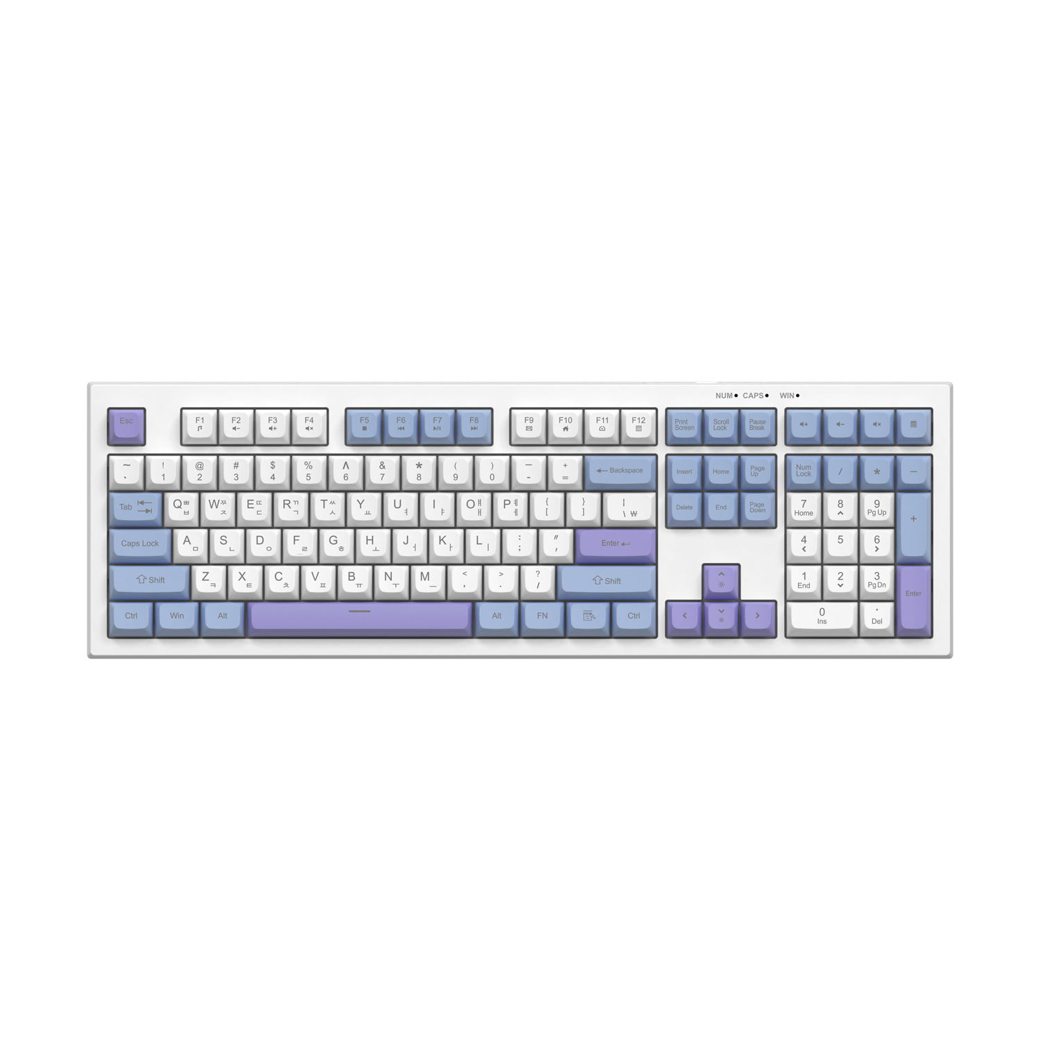COX CMK108 3TONE 멤브레인 키보드 White